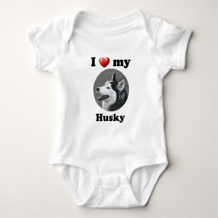Body Para Bebê Eu amo meu rouco