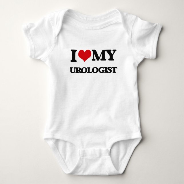 Body Para Bebê Eu amo meu Urologist (Frente)