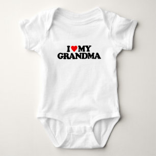 BODY PARA BEBÊ EU AMO MINHA AVÓ