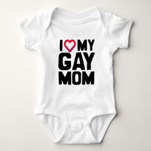 BODY PARA BEBÊ EU AMO MINHA MÃE GAY