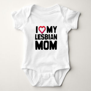 BODY PARA BEBÊ EU AMO MINHA MÃE LÉSBICA