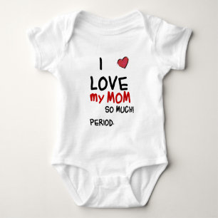 Body Para Bebê Eu amo minha mamã