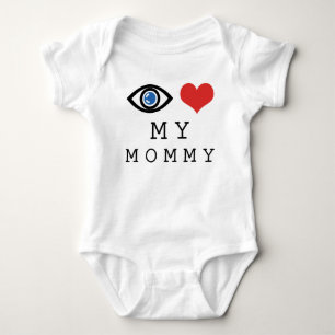 Body Para Bebê Eu Amo Minha Mamãe Personalizado