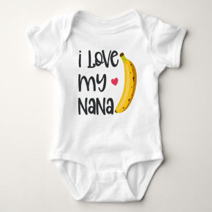 Body Para Bebê Eu Amo Minha Nana