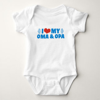 Body Para Bebê Eu Amo Minha Oma E Opa Pacifier