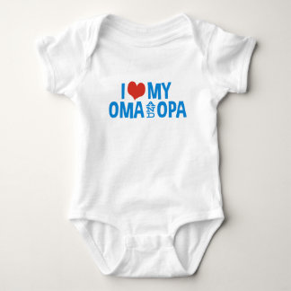 Body Para Bebê Eu Amo Minha Oma E Opa Pacifier