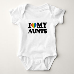 Body Para Bebê Eu amo minhas tias