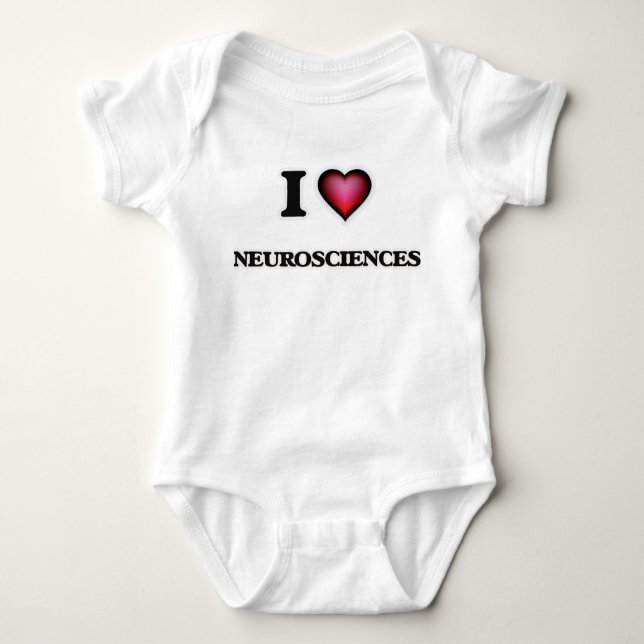 Body Para Bebê Eu Amo Neurociências (Frente)