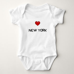 Body Para Bebê Eu amo Nova York