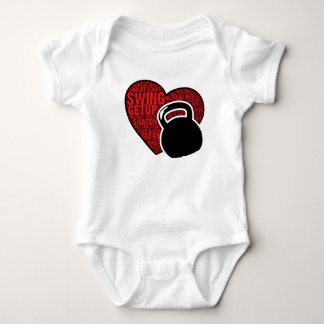 BODY PARA BEBÊ EU AMO O DESIGN DE KETTLEBELL