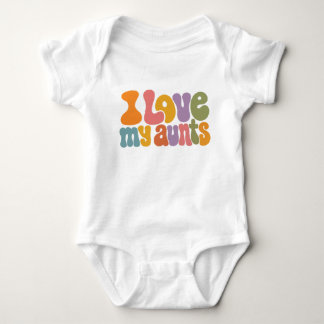 Body Para Bebê Eu amo o macacão do bebê da minha tia