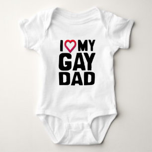 BODY PARA BEBÊ EU AMO O MEU PAI GAY