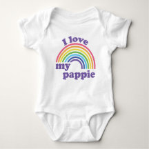 Eu Amo O Meu Papá - Cute Rainbow