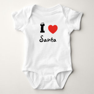 Body Para Bebê Eu amo Papais noeis
