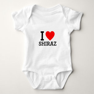 Body Para Bebê Eu amo Shiraz