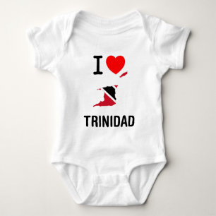 BODY PARA BEBÊ EU AMO TRINIDAD & TOBAGO