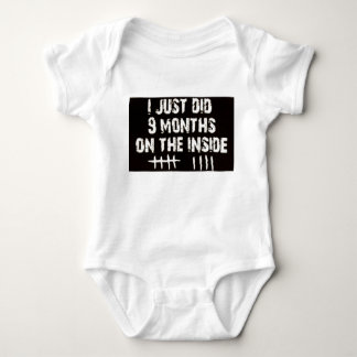 Body Para Bebê Eu apenas fiz 9 meses… T-shirt do bebê!