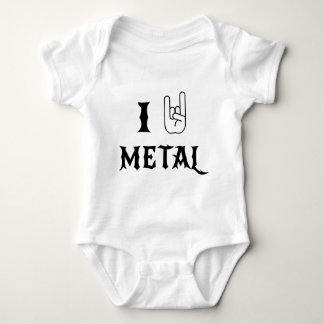 Body Para Bebê Eu balanço o metal pesado