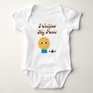 Body Para Bebê Eu Calça As Calças Chip Cookie