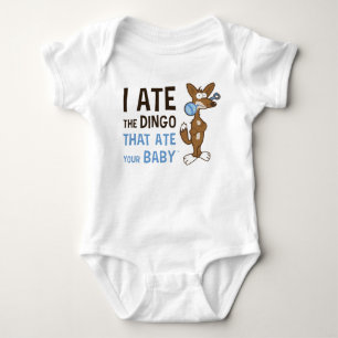 Body Para Bebê Eu comi o Dingo que comeu seu bebê