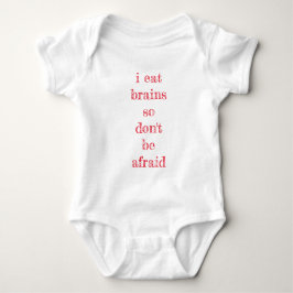 Body Para Bebê eu como cérebros