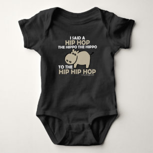 Body Para Bebê Eu disse o hipopótamo de Hip Hop