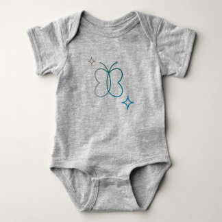 Body Para Bebê Eu disse que isso é mentira Grey baby bodysuit