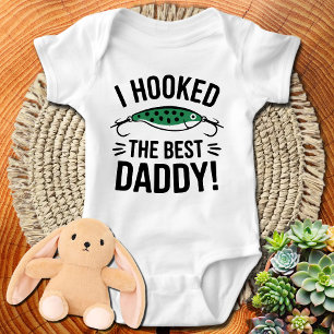 Body Para Bebê Eu Fisguei o Melhor Papai