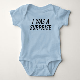 Body Para Bebê Eu fui uma surpresa