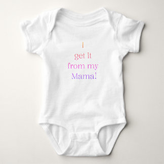 Body Para Bebê Eu ganho da minha Mamãe! Baby Onsie