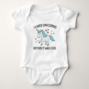 Body Para Bebê Eu Gostei De Unicórnios