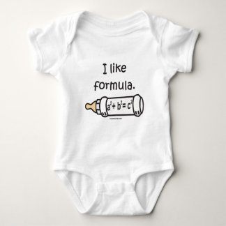 Body Para Bebê Eu gosto de Forumla