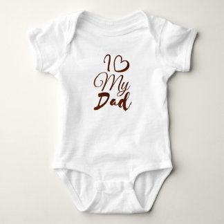 Body Para Bebê "Eu ❤️ meu Pai: Um Design Sensível"