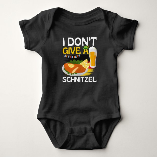 Body Para Bebê Eu não dou um Schnitzel - Oktoberfest (Frente)