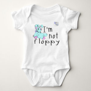 Body Para Bebê Eu não sou flexível! Consciência de Síndrome d