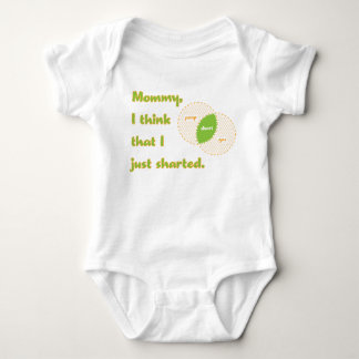 Body Para Bebê Eu penso que eu apenas sharted