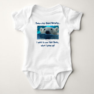 Body Para Bebê "EU QUERO VER BARRAS..." Arte Polar Urso