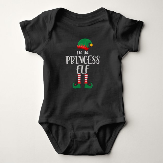 Body Para Bebê Eu Sou A Princesa Elf Matando O Natal (Frente)