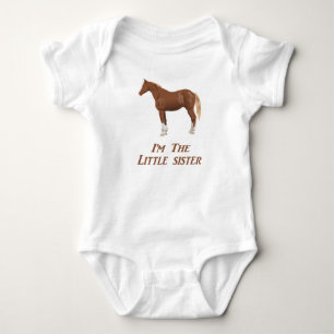 Body Para Bebê Eu sou a roupa da irmã mais pequena