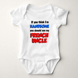 Body Para Bebê Eu sou bonito tio francês