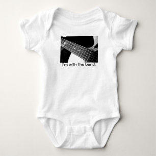 Body Para Bebê Eu sou com a banda. Onsie