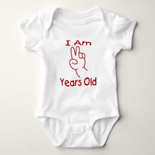 Body Para Bebê Eu sou dois T-shirt