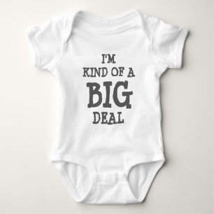 Body Para Bebê Eu sou meio uma GRANDE coisa baby romper para cria