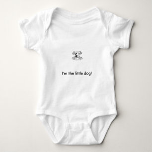 Body Para Bebê Eu sou o cão pequeno