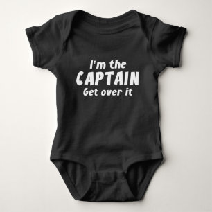 Body Para Bebê Eu Sou o Capitão Resigne-se