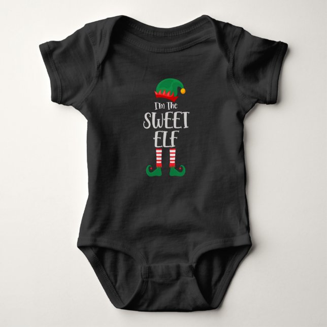 Body Para Bebê Eu Sou O Elfo Que Corresponde Ao Natal (Frente)