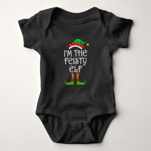 Body Para Bebê Eu sou o Feliz Elf Correspondente Natal do Grupo F