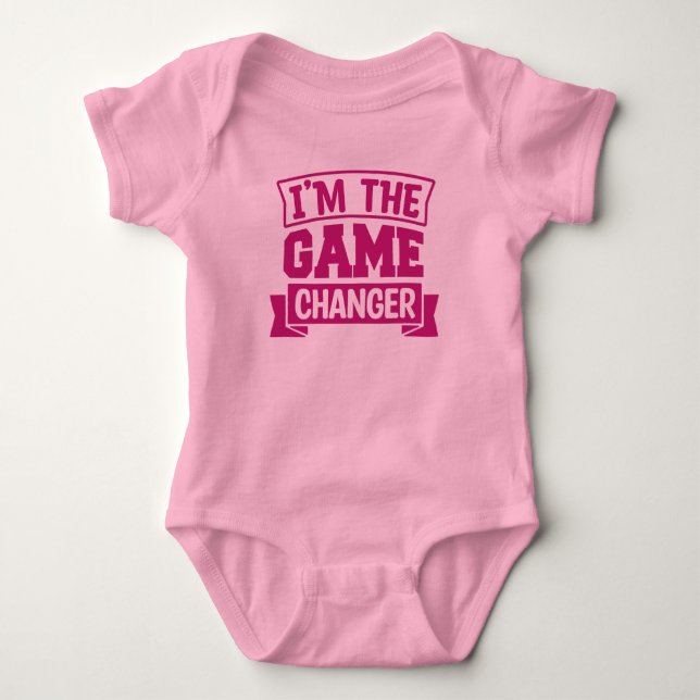 Body Para Bebê Eu sou o Mudador de Jogo  (Frente)