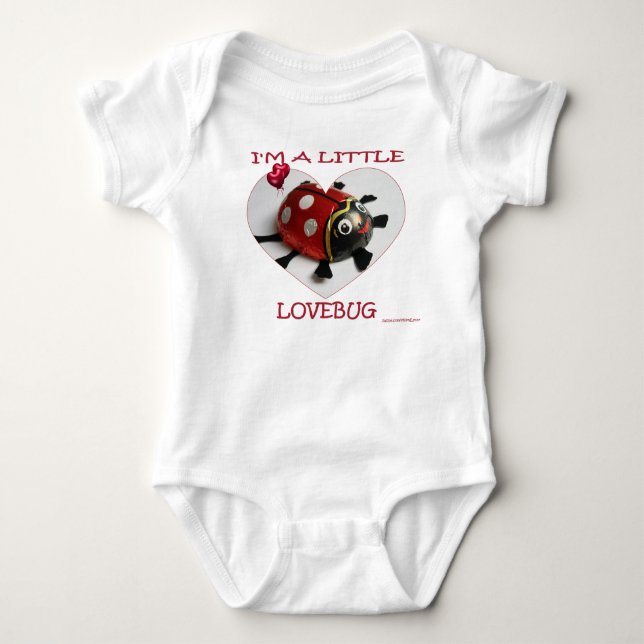 Body Para Bebê Eu sou pouco inseto do amor (Frente)