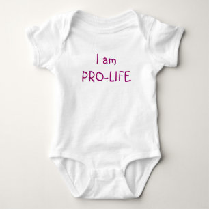 Body Para Bebê Eu sou PRO-VIDA